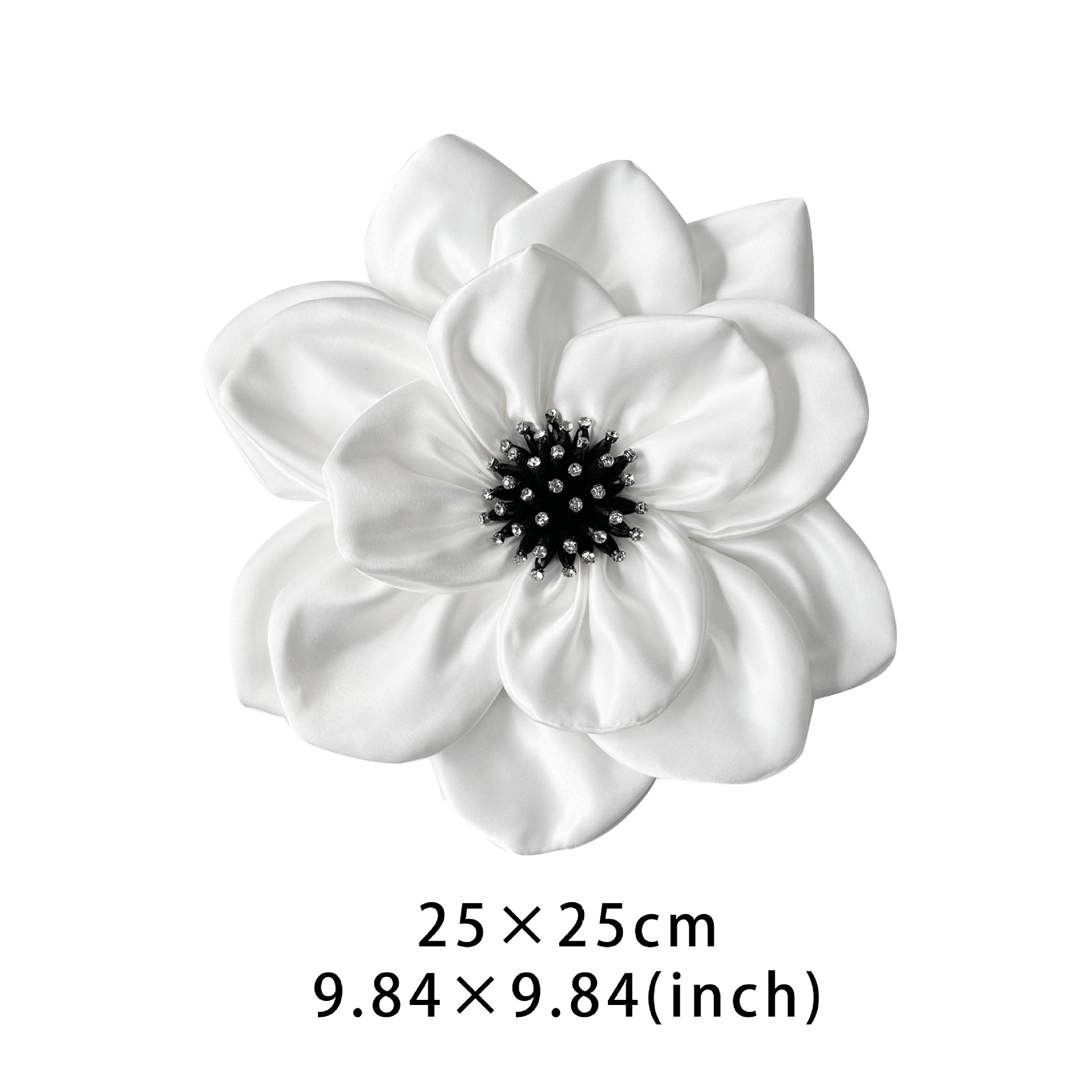 Diamante multicolor flor floral multicapa tela tridimensional ropa maleta accesorios de decoración del hogar en stock al por mayor