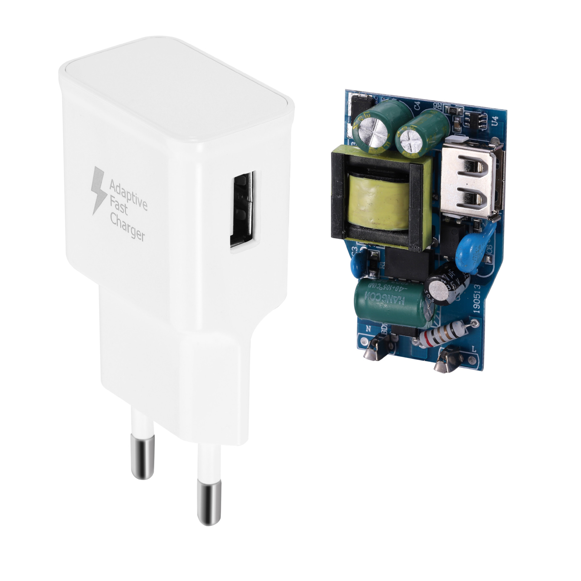 18WQC3.0 单口快充充电器 QC 3.0旅充墙充欧规美规快充充电头