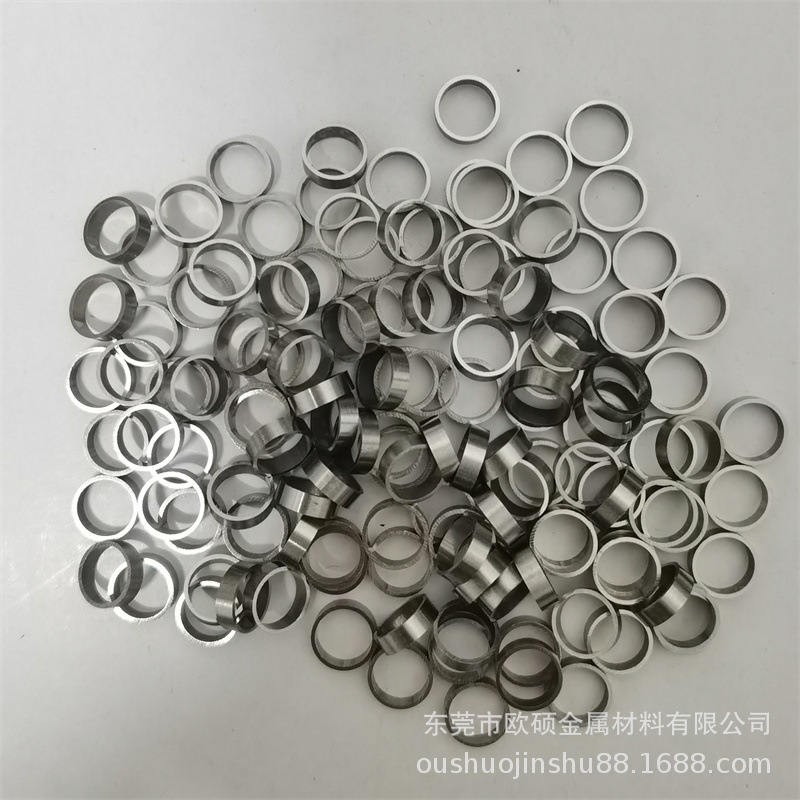 201 304空心圆管不锈钢毛细管定尺精密切割圆环套管指环套优惠