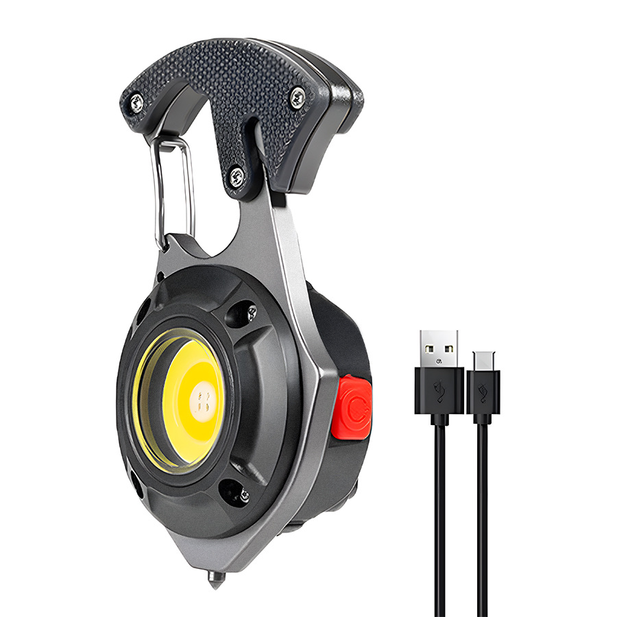 Venta caliente transfronteriza multifunción mini llavero linterna LED luz de reparación portátil de alto brillo iluminación de emergencia exterior