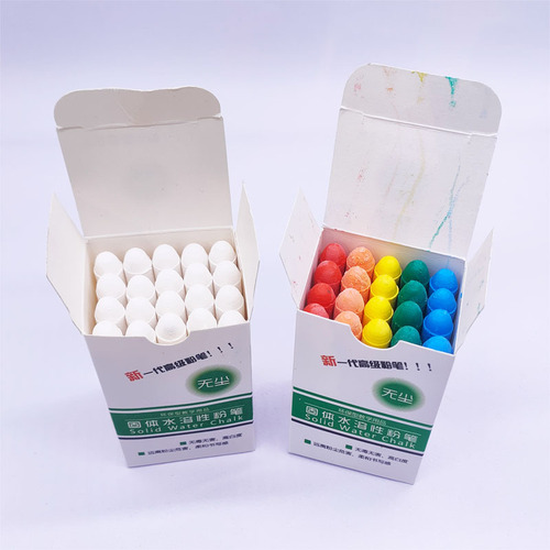 Water-soluble chalk children's graffiti dust-free healthy color paint brush wet writing wet erasing white color dust-free chalk