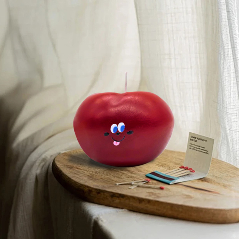 Vela de aromaterapia realista de alta gama para el hogar, moderna y con forma de fruta, ideal como regalo de cumpleaños o para fiestas._voghion.com