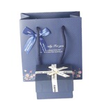 Аксессуар, квадратное ожерелье, синяя подарочная коробка, льняная сумка, ткань для полировки, комплект, подарок на день рождения