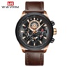 Men's steel belt stainless steel, waterproof watch, sports calendar, quartz watches for leisure