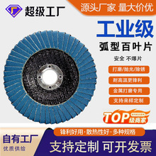 定制弧形陶瓷百叶片抛光片U型槽Y角不锈钢花型锆刚玉打磨片工厂发