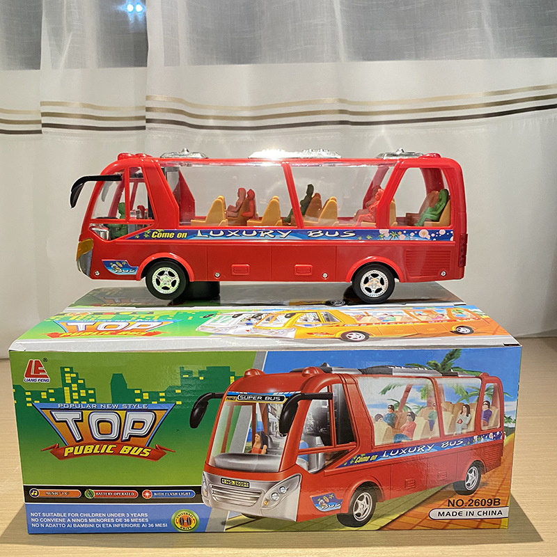 중동 폭발 컬러 박스-전기 고급 버스-레드