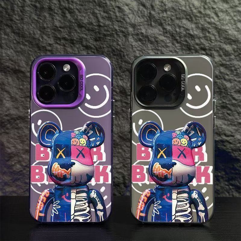 El nuevo botón de galvanoplastia es adecuado para la carcasa del teléfono móvil iphone16 Apple 15promax/14 anti-caída 13pro/12/11