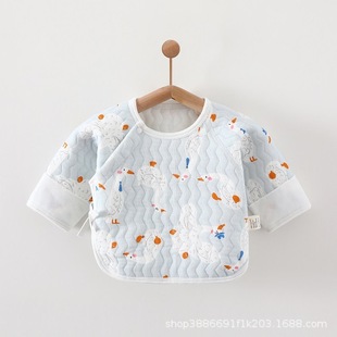 Newborn Warm Boneless Half-Back Baby Single Top Monk Clothing Spring & Fall Baby Thermal Intimates Anyang Children's Clothing
