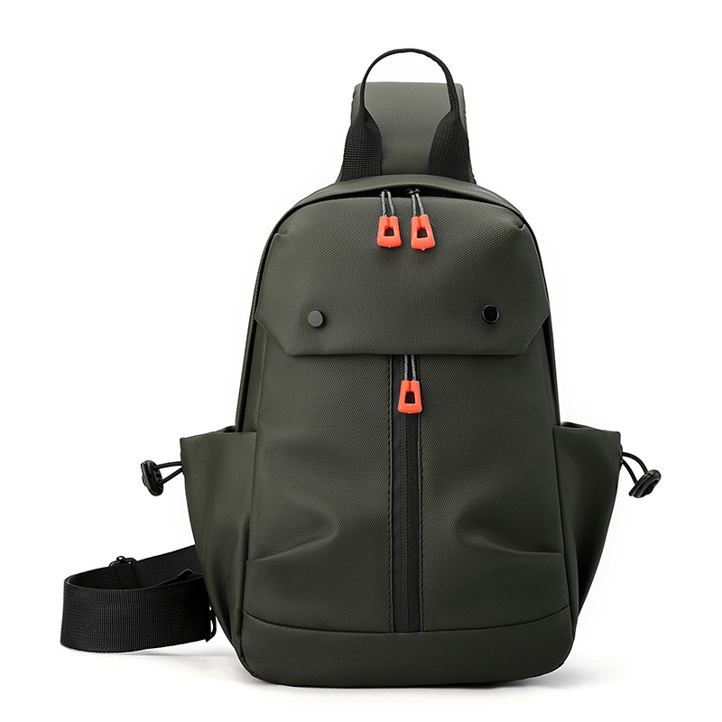 Bolso de pecho transfronterizo Bolso de hombro casual para hombre Bolso de mensajero de ciclismo de deportes al aire libre Bolso de moda de moda coreana