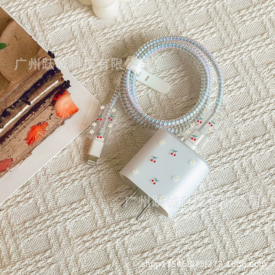 Вишневый матовый модель подходит для Apple 18/20W быстрый зарядный чехол для передачи данных