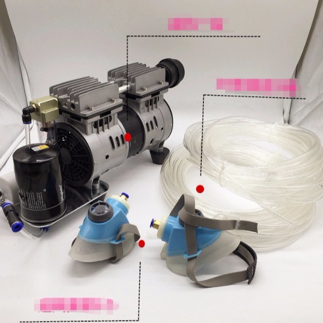 双人电动强制送风长管呼吸器单人长管自吸式长管空气呼吸器送风机