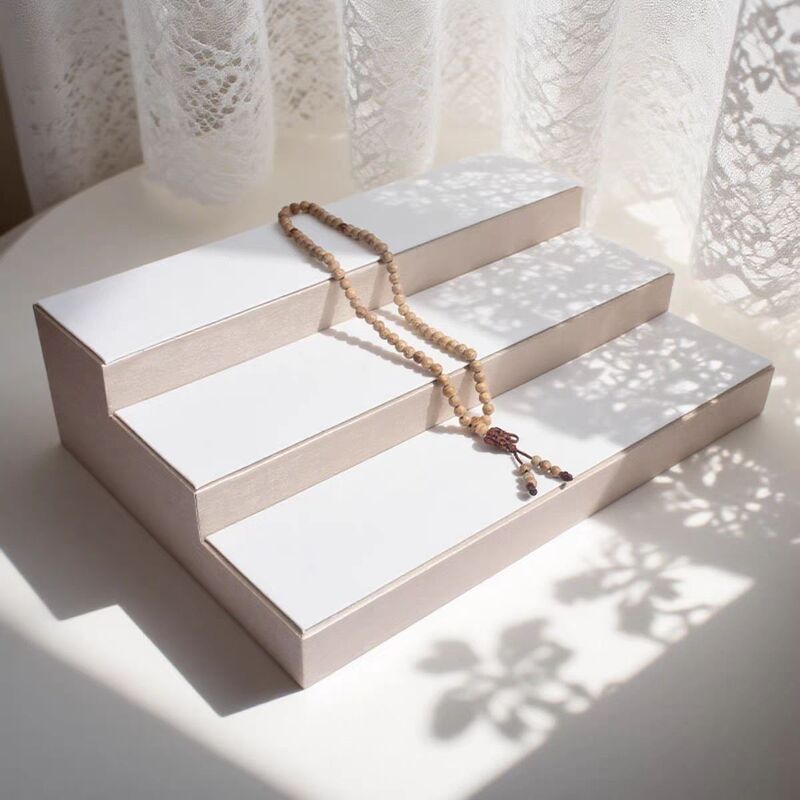 Trapezoidal Jewelry and Jade Display Stand for Jade Pendants, Bracelets, Necklaces, and Decorative Items