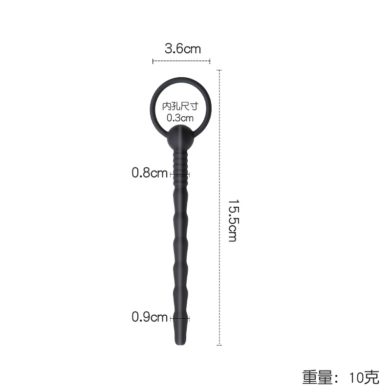 Hollow Silicone Urethral Dilator Stick, Male Sound Bead, Multi-Size Adult Toy — detail image 9