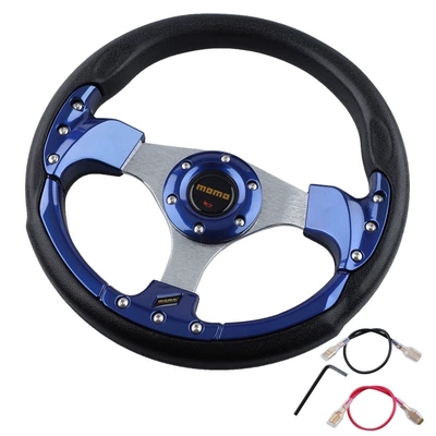 Sükan sisteminin digər hissələri – 320mm Go-Kart Steering Wheel - blue