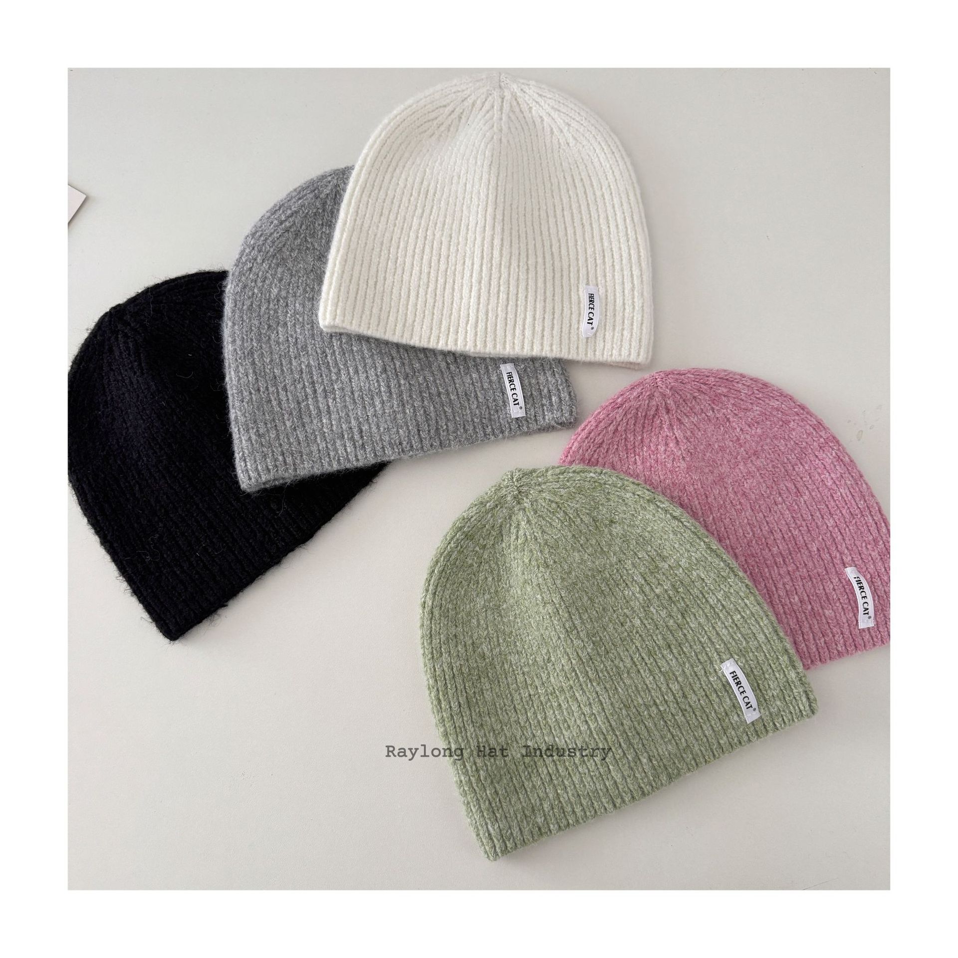 Korean Version of Dongdaemun's Same Style Kidsren's Knitted Pullover Hat for Boys and Girls, Baby Woolen Hat, Warm and Fashionable in Autumn and Winter