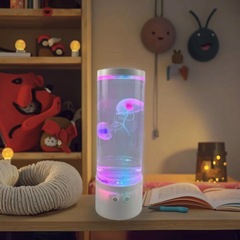 国境を越えた現物の水母灯LEDハイライト保護眼小夜灯創意児童室寝室置物水母灯工場