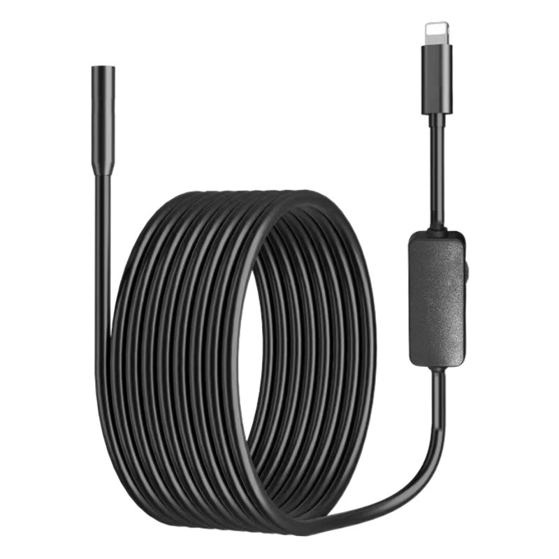 Трансграничные новые продукты 2 миллиона iOS Мобильный телефон Apple Промышленный эндоскоп 8 мм Обнаружение труб Кондиционер Разблокировка Авторемонт