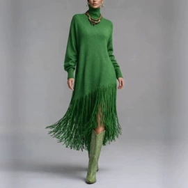 女式针织衫;吊带背心;连衣裙