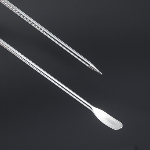 Stainless steel metal latte art needle, double-head carving pen, carving needle, decorating needle, coffee utensils and coffee supplies