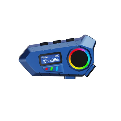 sports Bluetooth headset for | Motorcycle Helmet Headset - blue-hard-label