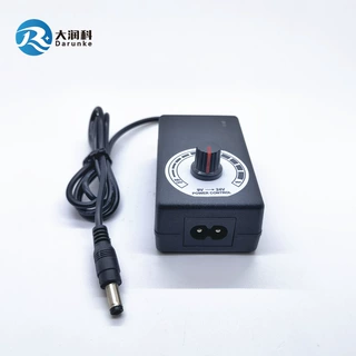 可调电源9-24V1A 水泵打磨机电机灯带 3-24V1A开关电源适配器24W