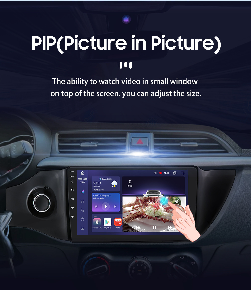Cross-Border Product 9inch Is Suitable for 17-19 Kia K2 Car Mp5 Radio Multimedia Gps Android Navigation