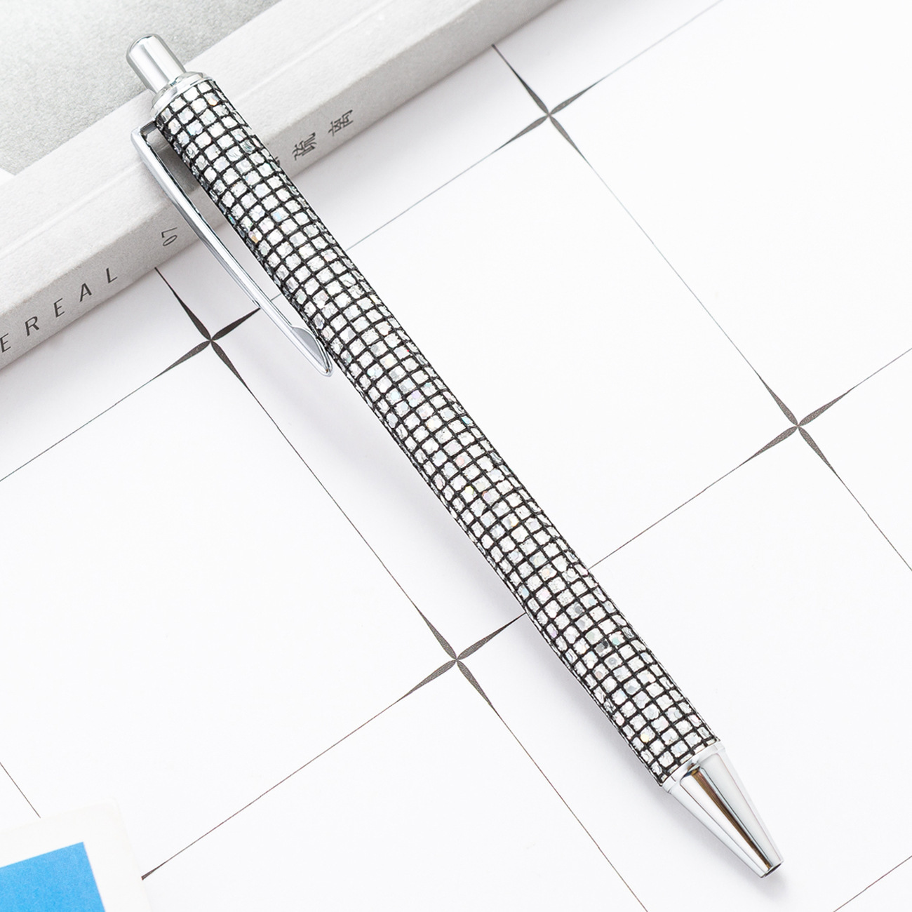 Presione bolígrafo de flor al por mayor de alto valor visual de textura esmerilada presione bolígrafo de regalo creativo bolígrafo de estudiante