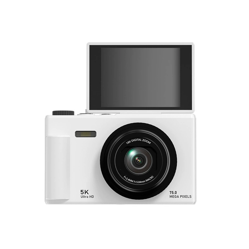 Новая 5K HD переворачивающаяся цифровая камера без зеркала с CCD, для студентов, вечеринок, селфи, путешествий, влогов