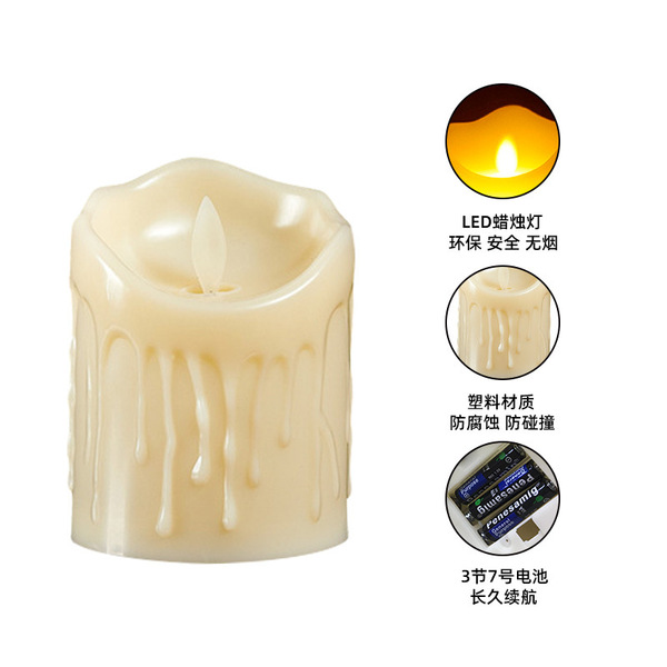 Amazon Explosion Electronic Candle Simulation LED Candle Birthday…