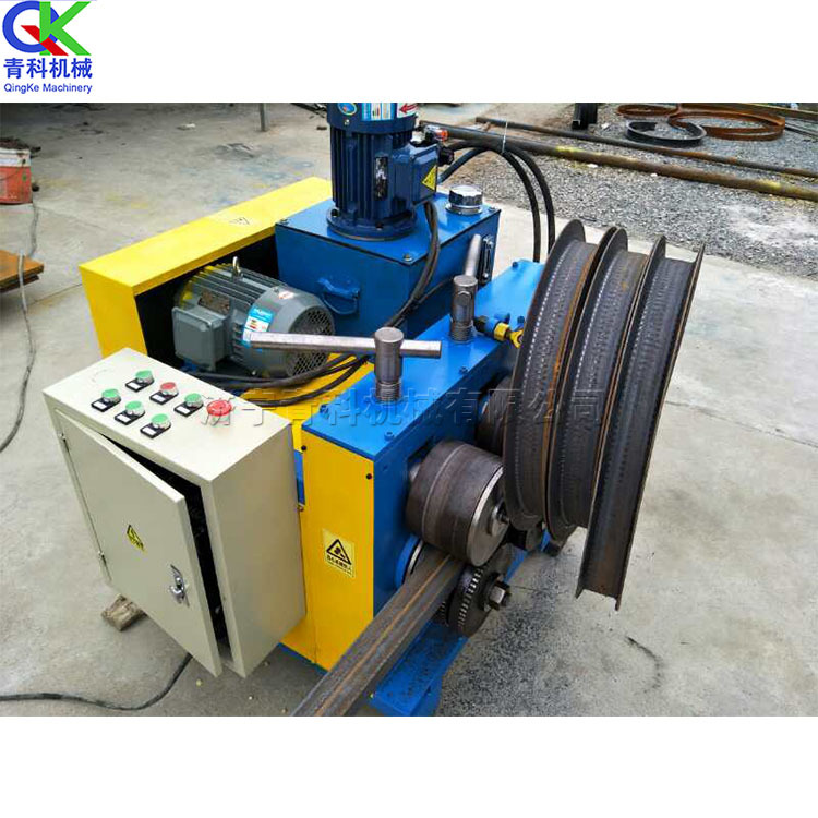 角铁弯弧机弯拱机 立式槽钢角钢内卷设备 5轮立式型材盘圆机