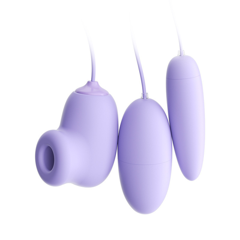 Huevos divertidos para mujeres masturbadores chupar vibración salto de huevos masaje carga multi-frecuencia USB adulto salto de huevos