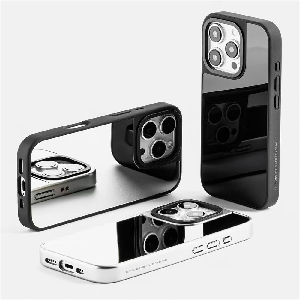 High-quality Mirror 17 Pro Case Happy Girls, Suitable For IPhone 16, Simple Drawing 15, Creative C-style_voghion.com