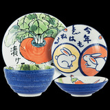 Японский импортный кролик, керамическая супница, палетка, обеденная тарелка