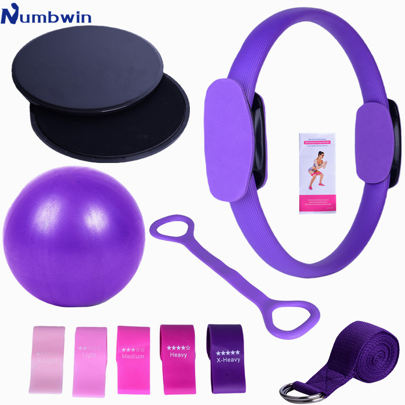 Numbwin Yoga Fitness Pilates Twelve-Piece Small Indoor Pilates Supplies Set Cross-Border Style