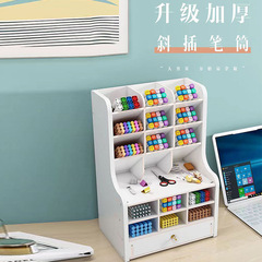 Creative Marker Storage Rack Drawer Style Children's Paintbrush Organizer Ins High-Endurance Desk Pen Pot Storage Box