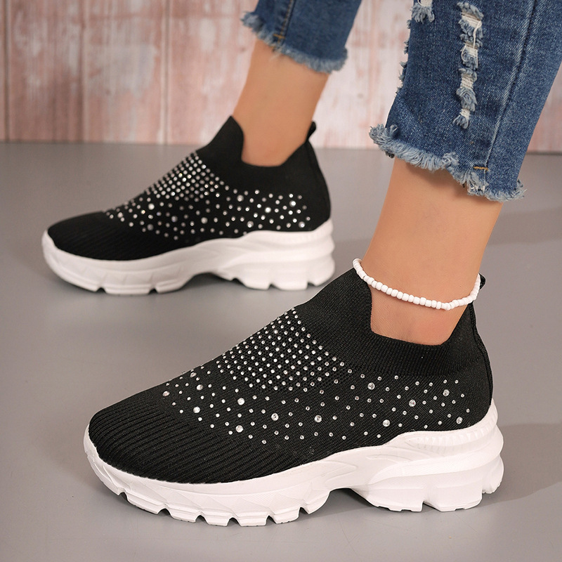 Women's Sports Solid Color Round Toe Sports Shoes display picture 18