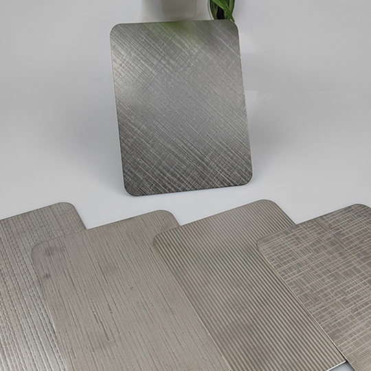 Stainless Steel Embossed Plate Cube Free Pattern Money Flower Nan Wood Pattern Pearlescent Stone Pattern Large Square Vertical Pattern Door Panel