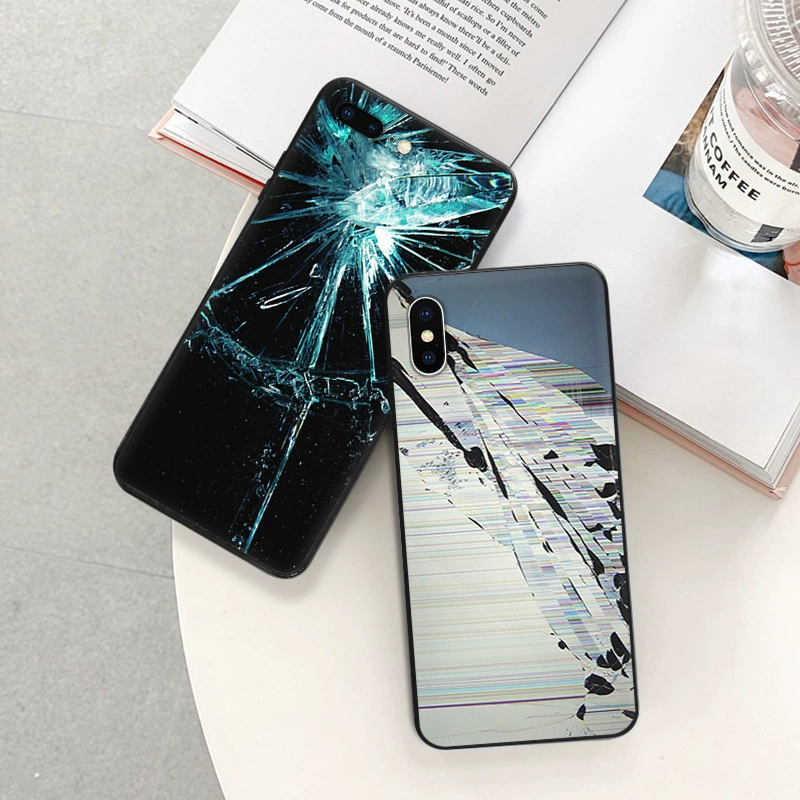 Apple, совместимый чехол для телефона, зеленый черный экран, iphone