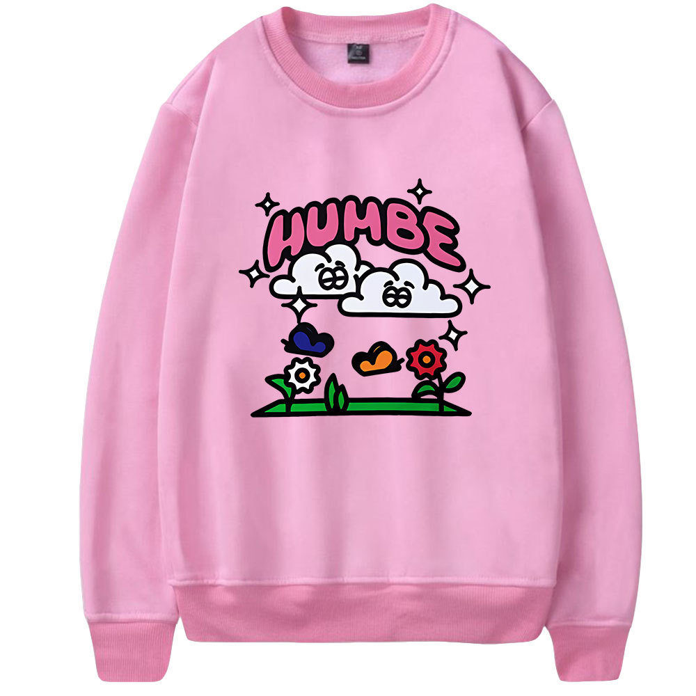Humbe O-Neck Sweatshirts Women Men Long Sleeve Sweatshirts