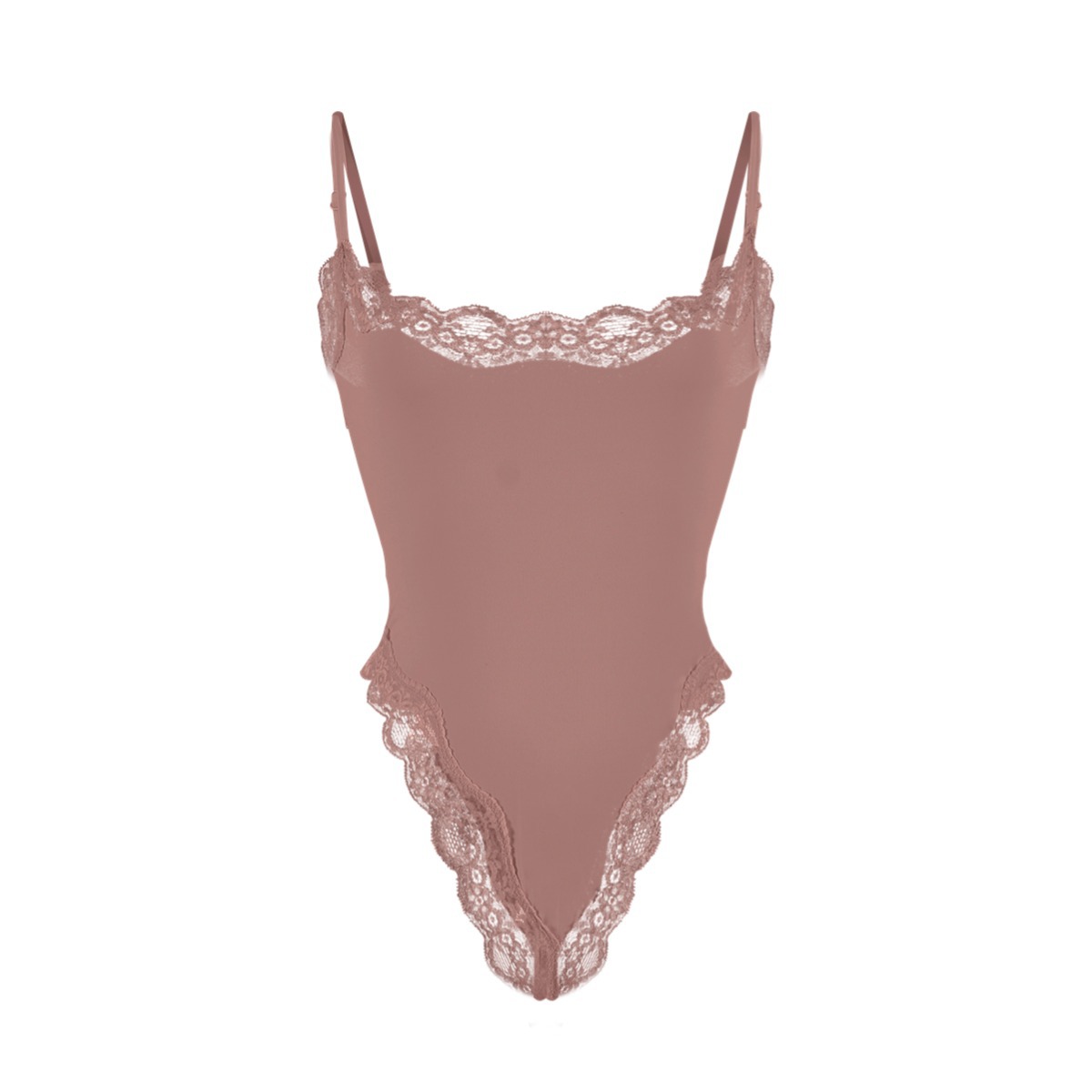 レースキャミソールボディスーツ シェイプウェア レーストリム セクシー シェイプウェア SKIM*同型