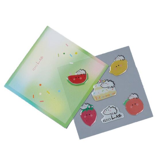 Source factory can set the drop glue sticker hand account sticker drop plastic label color printing cartoon LOGO
