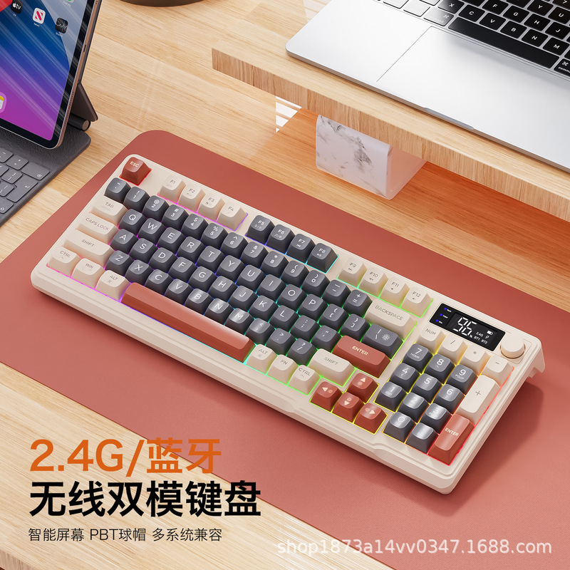 free wolf M96 wireless keyboard mouse suit laptop tablet mute office bluetooth keyboard mouse ipad