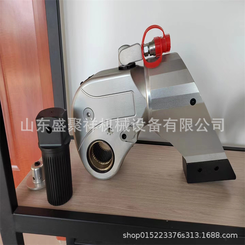 厂家供应电动扭矩扳手铝钛合金中空式液压扳手驱动式液压扭力扳手