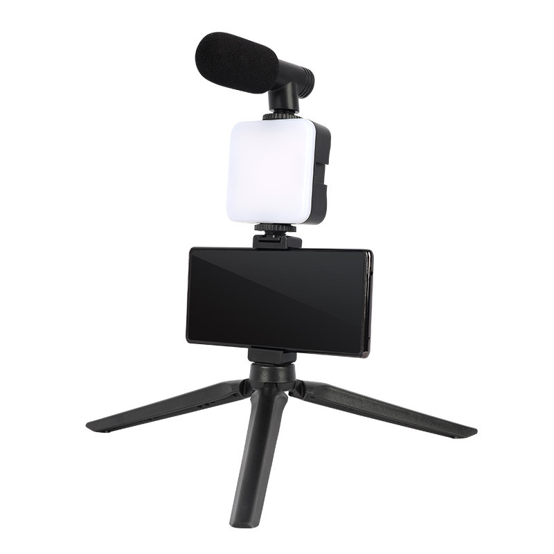 Luz de relleno portátil LED para exteriores, teléfono móvil, fotografía en vivo, luz ambiental RGB, luz suave, mini luz cuadrada, luz de bolsillo