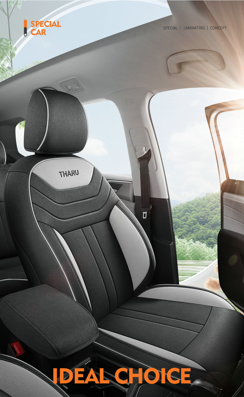 Volkswagen Tuyue seat cover fully surrounds the four seasons General Motors seat cushion special summer breathable linen seat cover