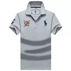 Peter Paul Men's Short sleeved T-shirt Summer Pure Cotton T-shirt POLO T-shirt Men's Foreign Trade Large T-shirt Zhudi
