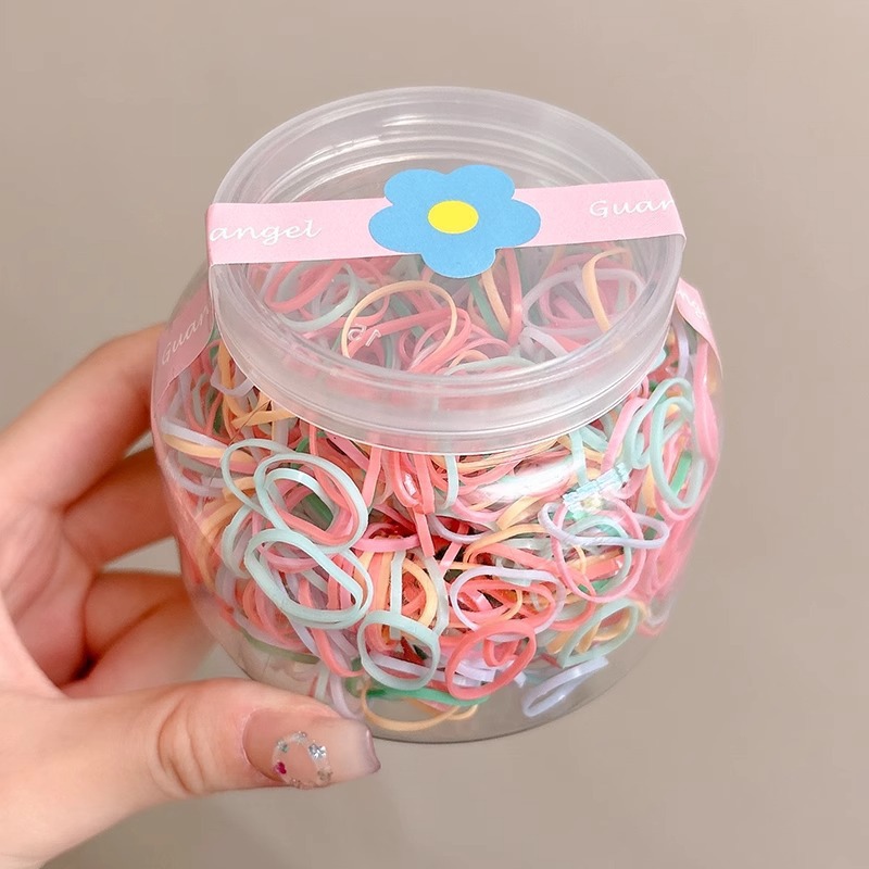 Bebé atado cabello de cabello niñas no lastimar cabello corda de goma anillo de cabello bebé tocado de cabello adorable para niños mujeres