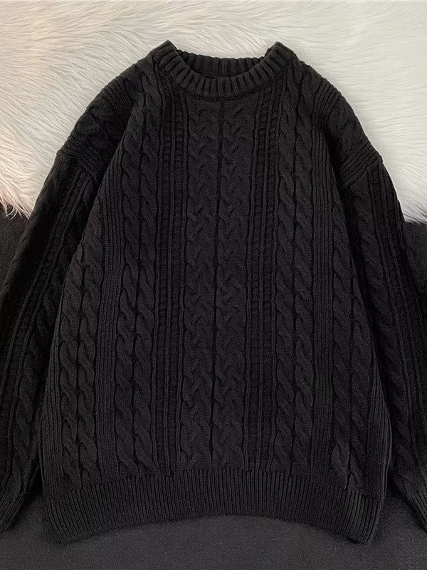 Tendencia 2024 suéter vintage japonés hombres y mujeres otoño insbf retro suéter de botón ceroso suave