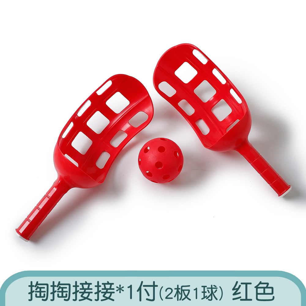 Juguete de educación temprana para padres e hijos receptor de pelota doble para niños