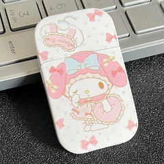 Cute cartoon Mimi lighter with personalized creative pink flame ultra-thin KT Meow windproof lighter gift